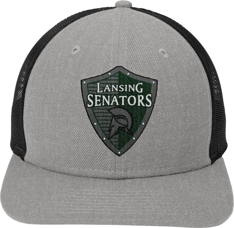 Lansing Senators New Era Snapback Low Profile Trucker Cap