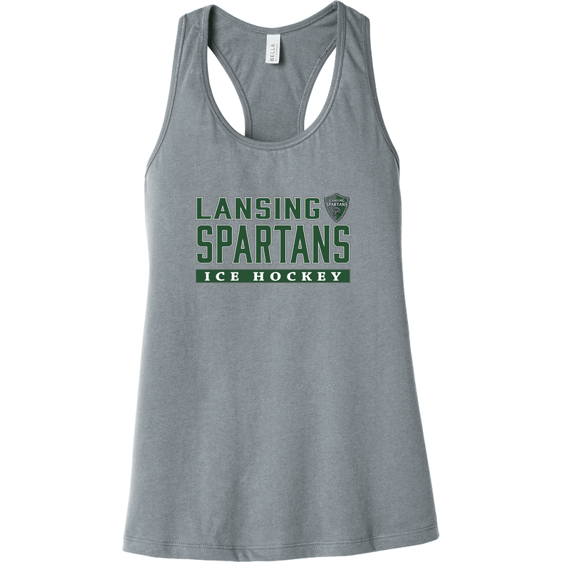 Lansing Spartans Womens Jersey Racerback Tank