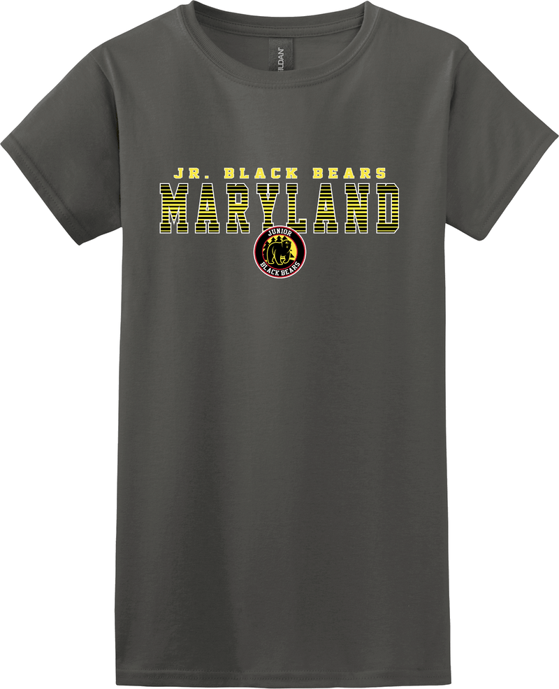 MD Jr. Black Bears Softstyle Ladies' T-Shirt