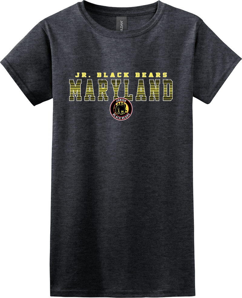 MD Jr. Black Bears Softstyle Ladies' T-Shirt