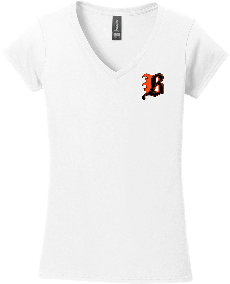 Philadelphia Blazers Softstyle Ladies Fit V-Neck T-Shirt