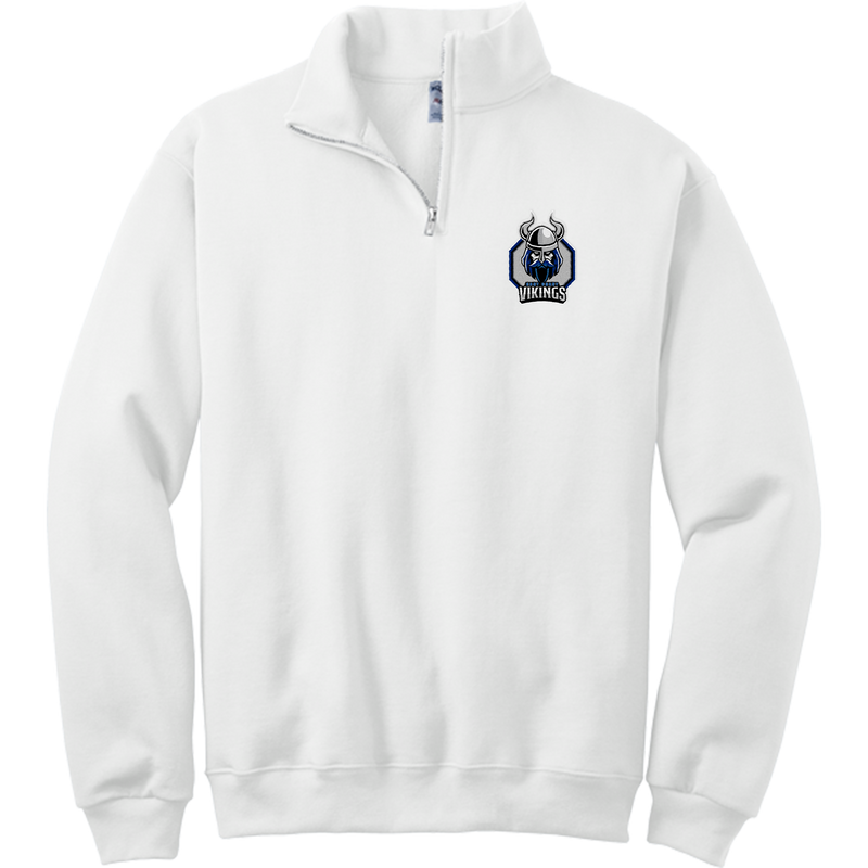 East Coast Vikings (Mens) NuBlend 1/4-Zip Cadet Collar Sweatshirt