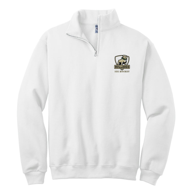 HVM Bulldogs NuBlend 1/4-Zip Cadet Collar Sweatshirt