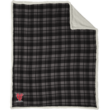 University of Tampa Flannel Sherpa Blanket