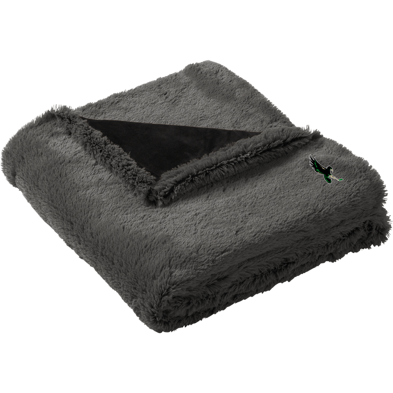 Wilmington Nighthawks Faux Fur Blanket