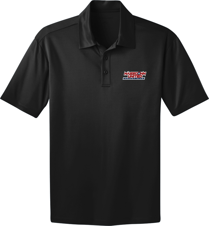 Mass Conn United Adult Silk Touch Performance Polo