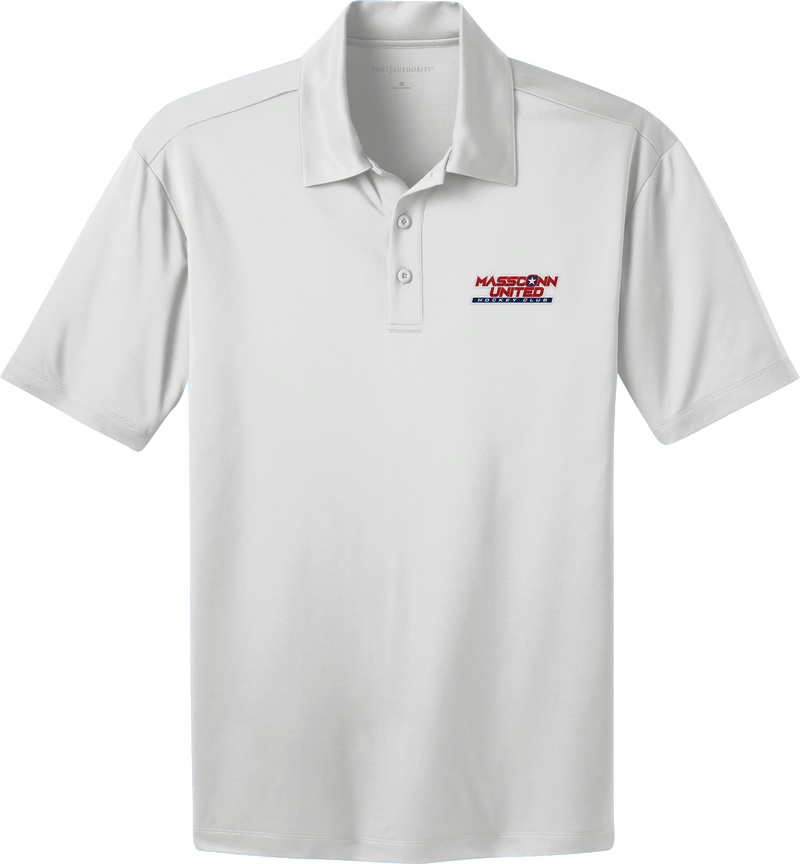 Mass Conn United Adult Silk Touch Performance Polo