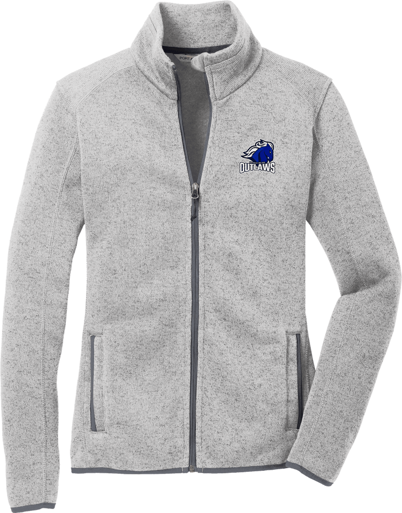 Brandywine Outlaws Ladies Sweater Fleece Jacket