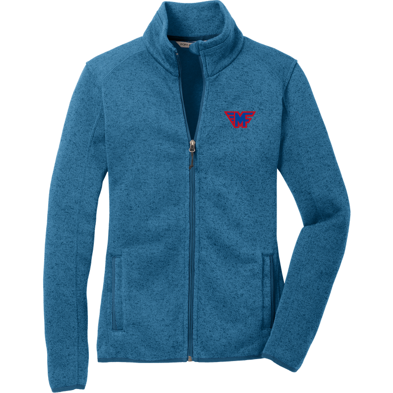 Mid-Fairfield Ladies Sweater Fleece Jacket