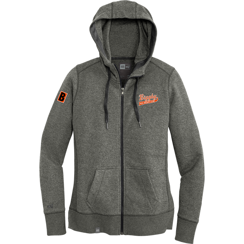 Biggby Coffee AAA New Era Ladies French Terry Full-Zip Hoodie