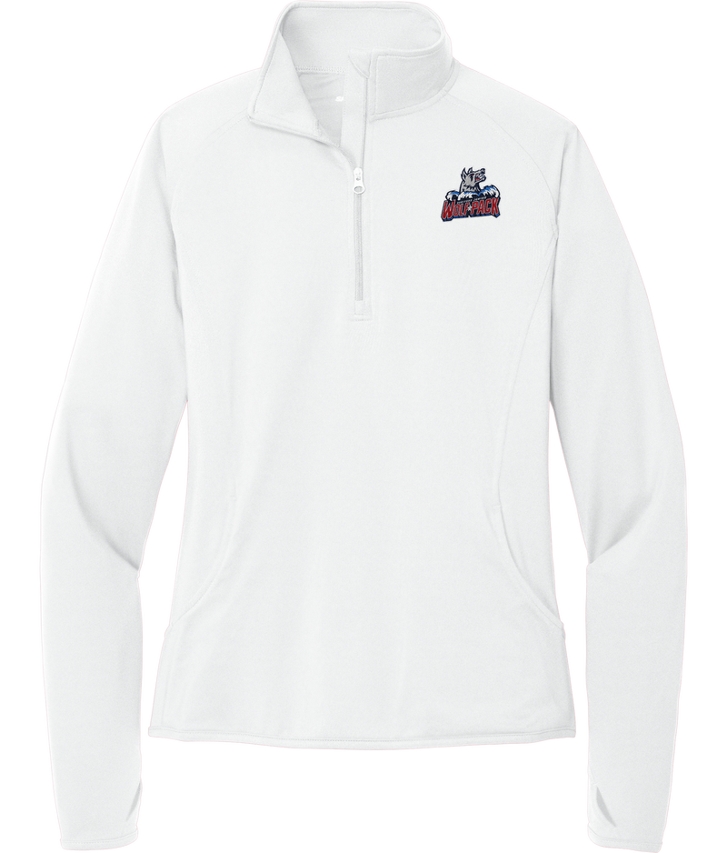 Hartford Jr. Wolfpack Ladies Sport-Wick Stretch 1/4 Zip Pullover