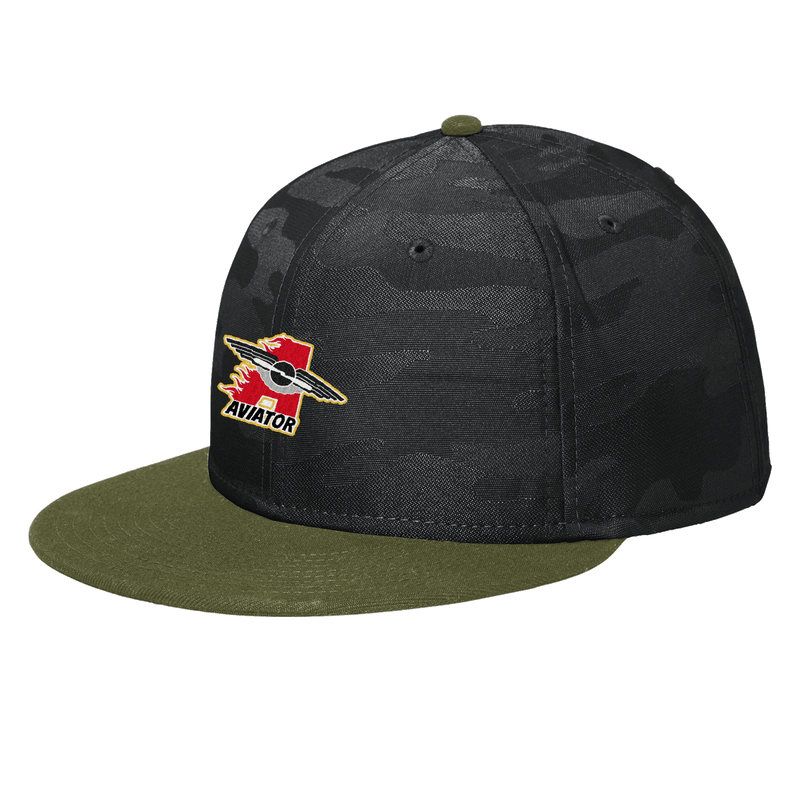 NY Aviators New Era Camo Flat Bill Snapback Cap