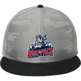 CT Wolfpack South New Era Camo Flat Bill Snapback Cap