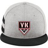 Young Kings New Era Shadow Heather Striped Flat Bill Snapback Cap