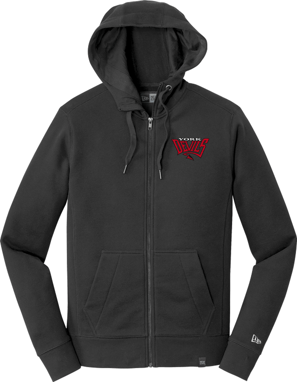 York Devils New Era French Terry Full-Zip Hoodie