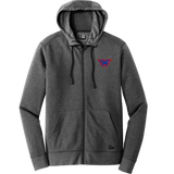 Mid-Fairfield New Era Tri-Blend Fleece Full-Zip Hoodie