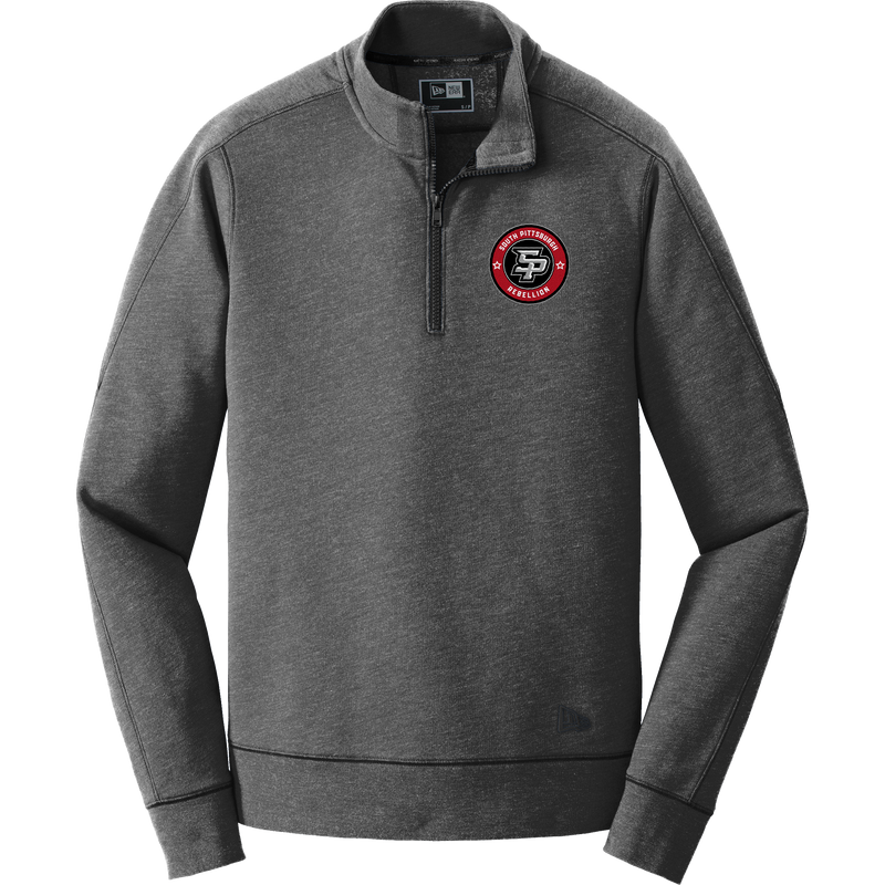 South Pittsburgh Rebellion New Era Tri-Blend Fleece 1/4-Zip Pullover