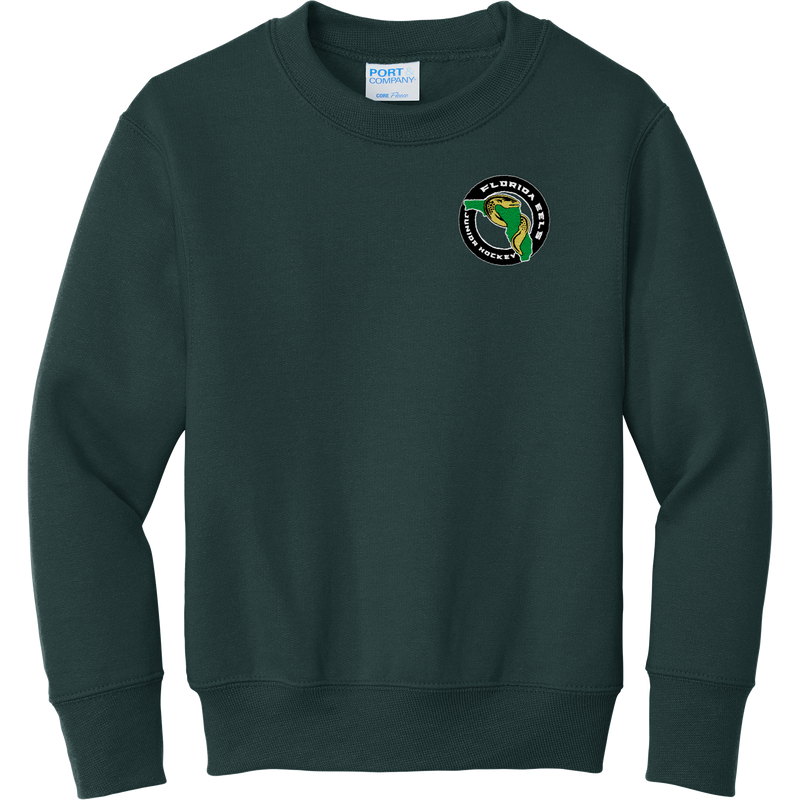 Florida Eels Youth Core Fleece Crewneck Sweatshirt