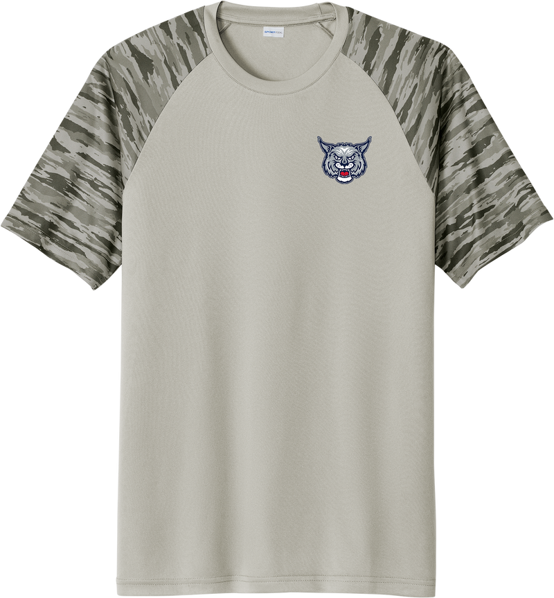 CT Bobcats Drift Camo Colorblock Tee