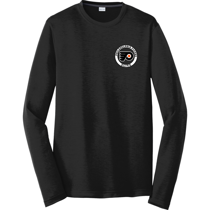 Philadelphia Flyers Elite Long Sleeve PosiCharge Competitor Cotton Touch Tee