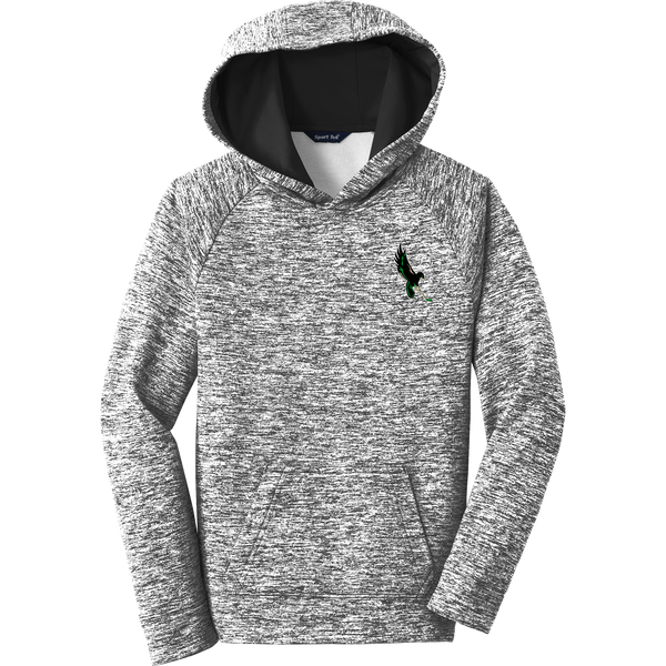 Wilmington Nighthawks Youth PosiCharge Electric Heather Fleece Hooded Pullover