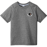 Philadelphia Flyers Elite Youth PosiCharge  Tri-Blend Wicking Raglan Tee